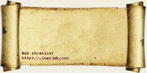 Isidora Bakula vizit kartica